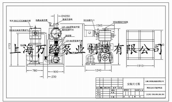 ޴ձû鰲װߴͼCAD